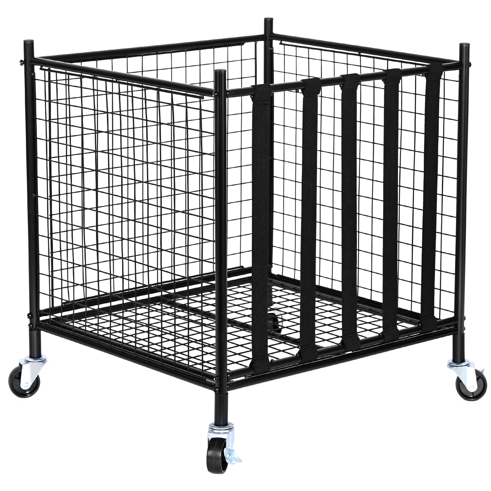 Sports Equipment Rack - 롤링 스포츠 공 보관 카트, 탄성