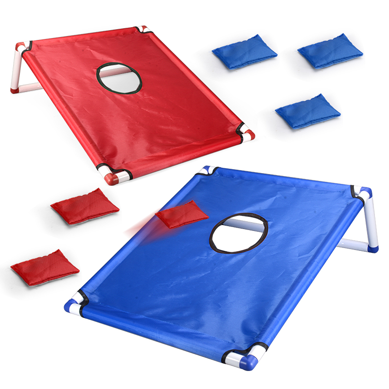 Horseshoe Game Set - 어린이 장난감 콘홀 세트, 휴대용 콘홀
