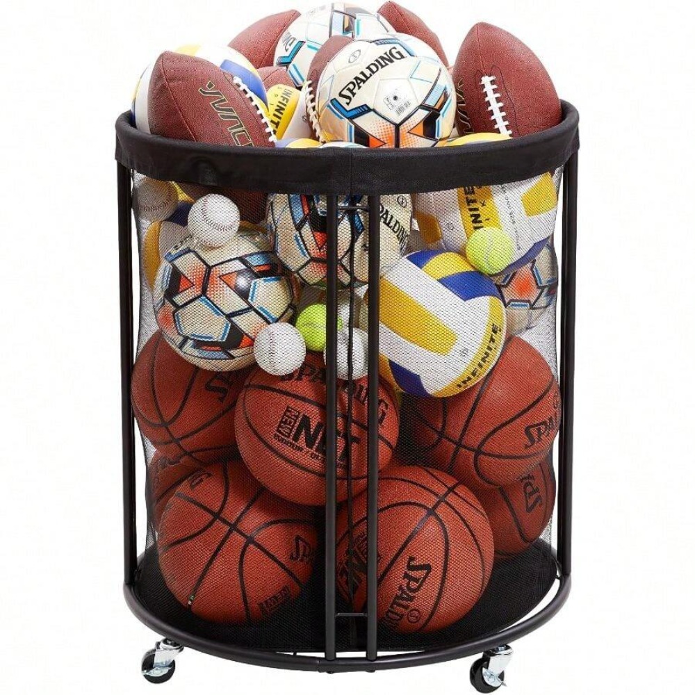 헤비 듀티 볼 보관함 카트 (축구, 농구, 배구, 풋볼 - Sports Equipment Rack 리뷰 및 가격