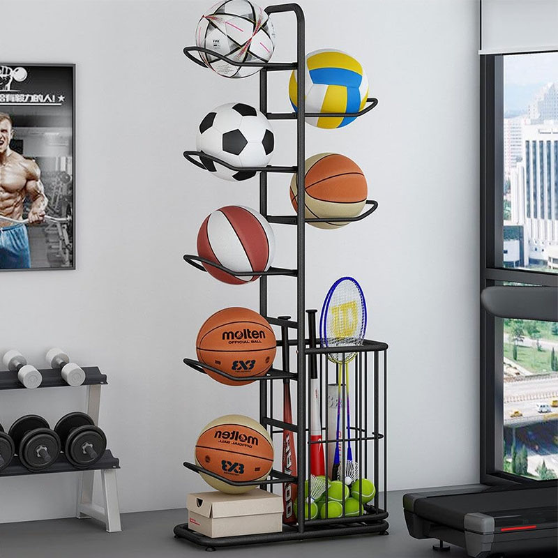 스포츠 공 보관 랙 농구 배드민턴 배구 독립형 스포츠  - Sports Equipment Rack 리뷰 및 가격