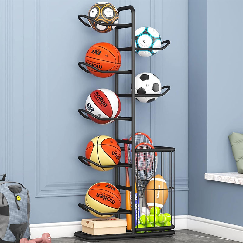 스포츠 공 보관 랙 농구 배드민턴 배구 독립형 스포츠  - Sports Equipment Rack 리뷰 및 가격